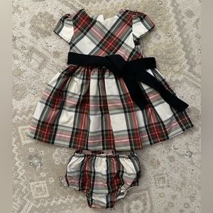 Ralph Lauren Plaid Kids Dress - Red, Green, Black
